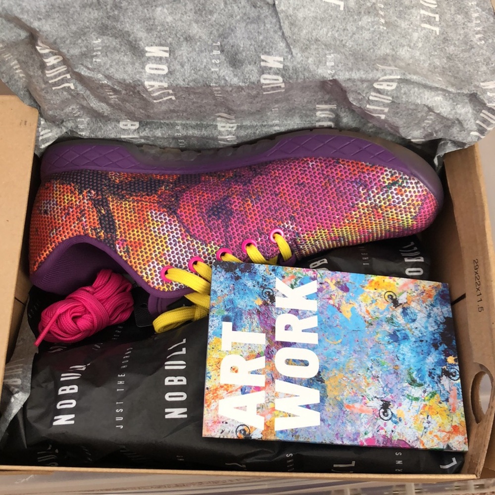 NoBull NEW IN BOX Sam Dancer art work  trainer size 8.5/10 men/wmn - Picture 10 of 10